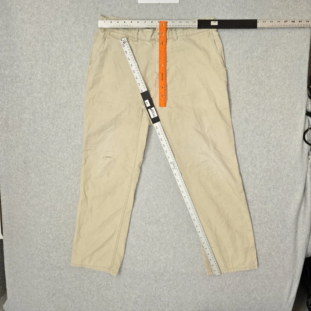 Patagonia Men Pants 34 REG Beige Chino Duck Organic Cotton 30